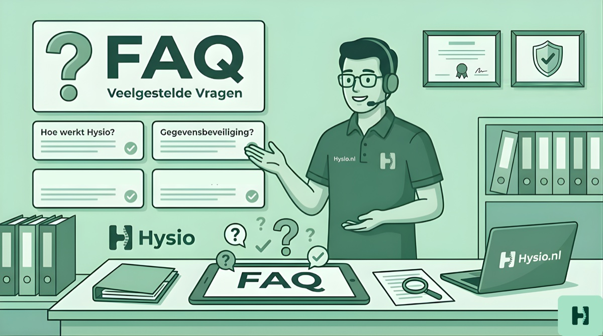 Illustratie: Hysio FAQ — antwoorden op veelgestelde vragen